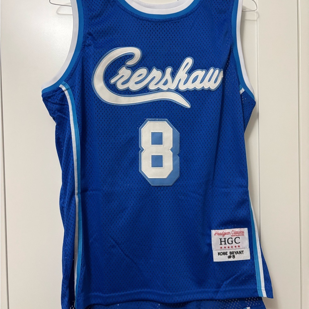 Kobe Bryant #8 Blue Crenshaw Basketball Jersey